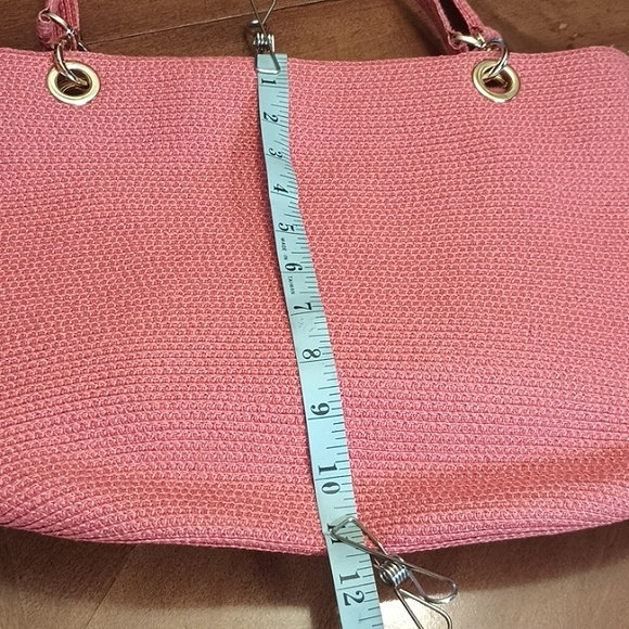 Talbot's Straw Shoulder Bag, Apricot - Picture 4 of 6